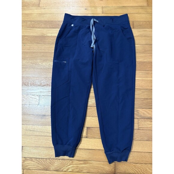 FIGS Size L/P Zamora Jogger Scrub Pants Navy Blue - Picture 2 of 7